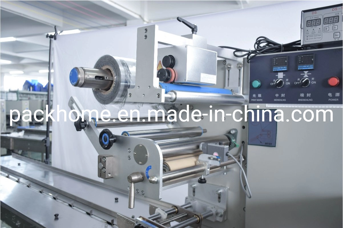 Full Automatic Chopsticks Horizontal Pillow Flow Packer Wrapper Bagger Packing Packaging Package Bagging Wrapping Machine