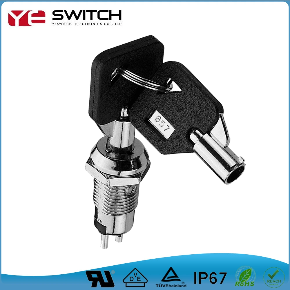 Plastic Cover 12mm Micro Key Switch Lock