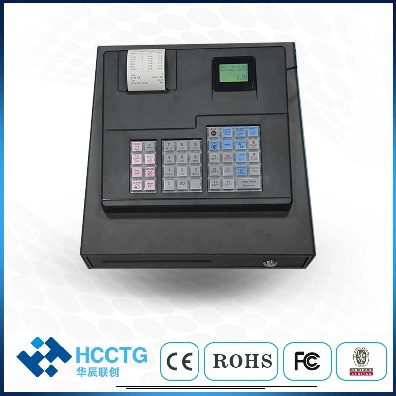 Günstigste elektronische Kasse Einzelhandel Point of Sale Software POS System mit Kassenschublade ECR600