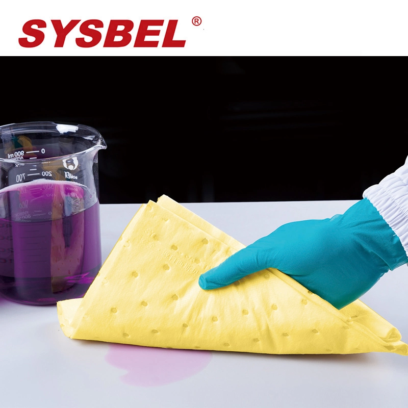 Sysbel CE Approved 11.5 Gal Max Adsorption Capacity Portable Industrial Chemical Spill Control and Spill Prevention Kits