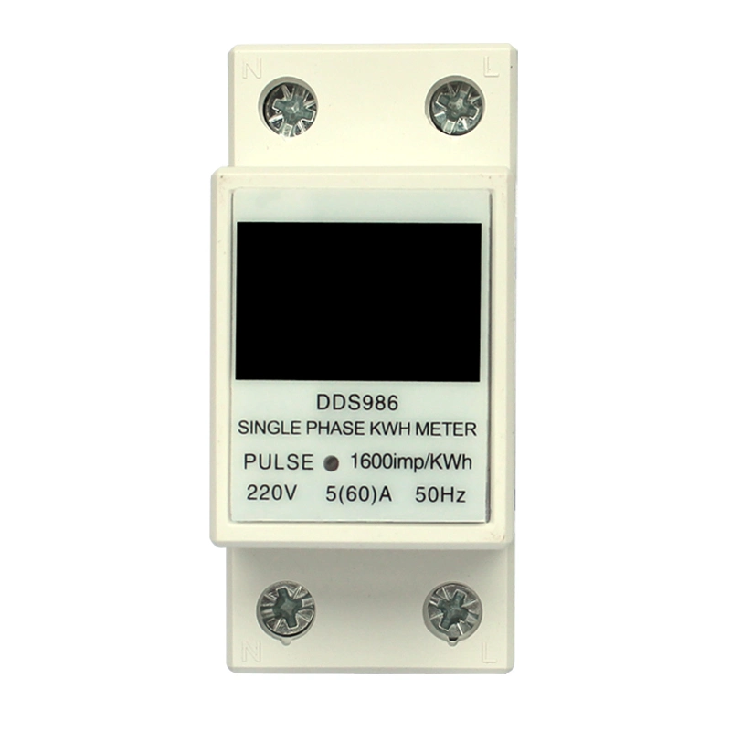 2p Digital 1phase 2wire DIN Rail Mounted Smart Electric Power Meter