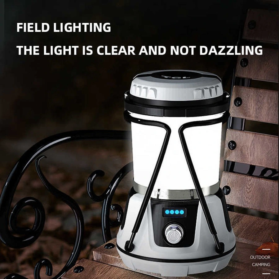 Multifunctional Foldable High Power Camping Lantern with Handle Waterproof Camping Light