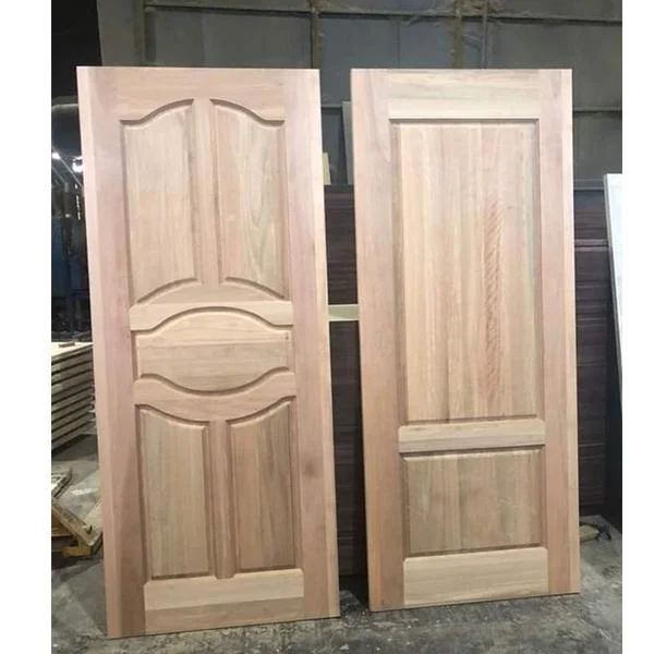 Simple Design Bedroom Entrance Interior Doors with Frame Wooden Doors for House