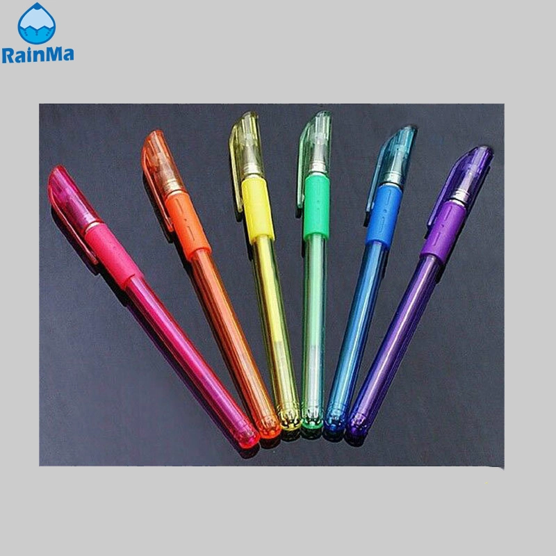 Platsic Glitter Gel Pen with Multi Color