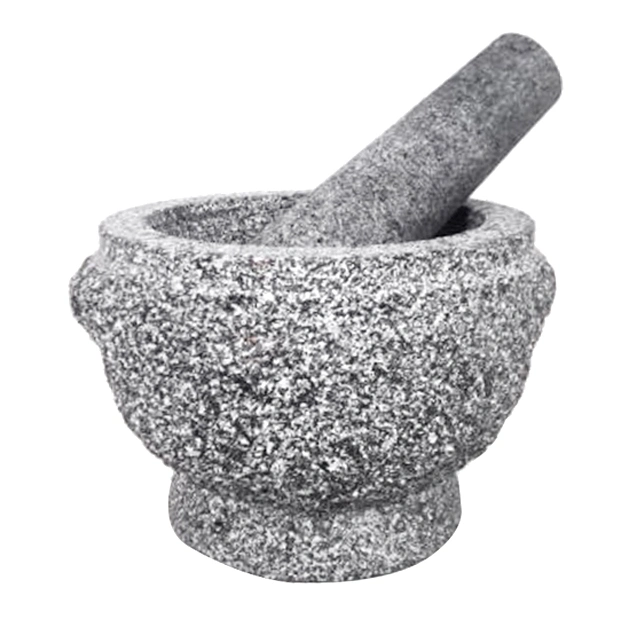 13X10cm 5"X4" Amazon Hot Sale Granite Mortars and Pestles Size for Herb Spice Nut Garlic