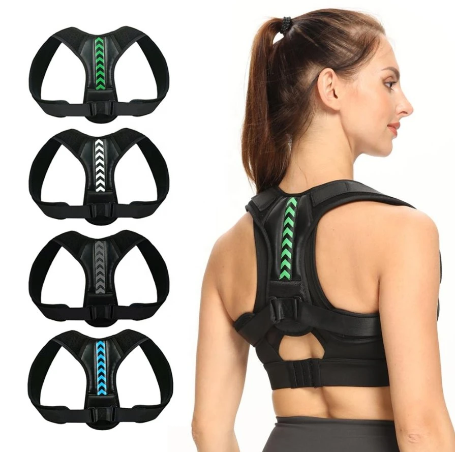 Adjustable Back Shoulder Posture Corrector Belt Clavicle Spine Support Reshape Your Body Home Office Sport Upper Back Neck Brace