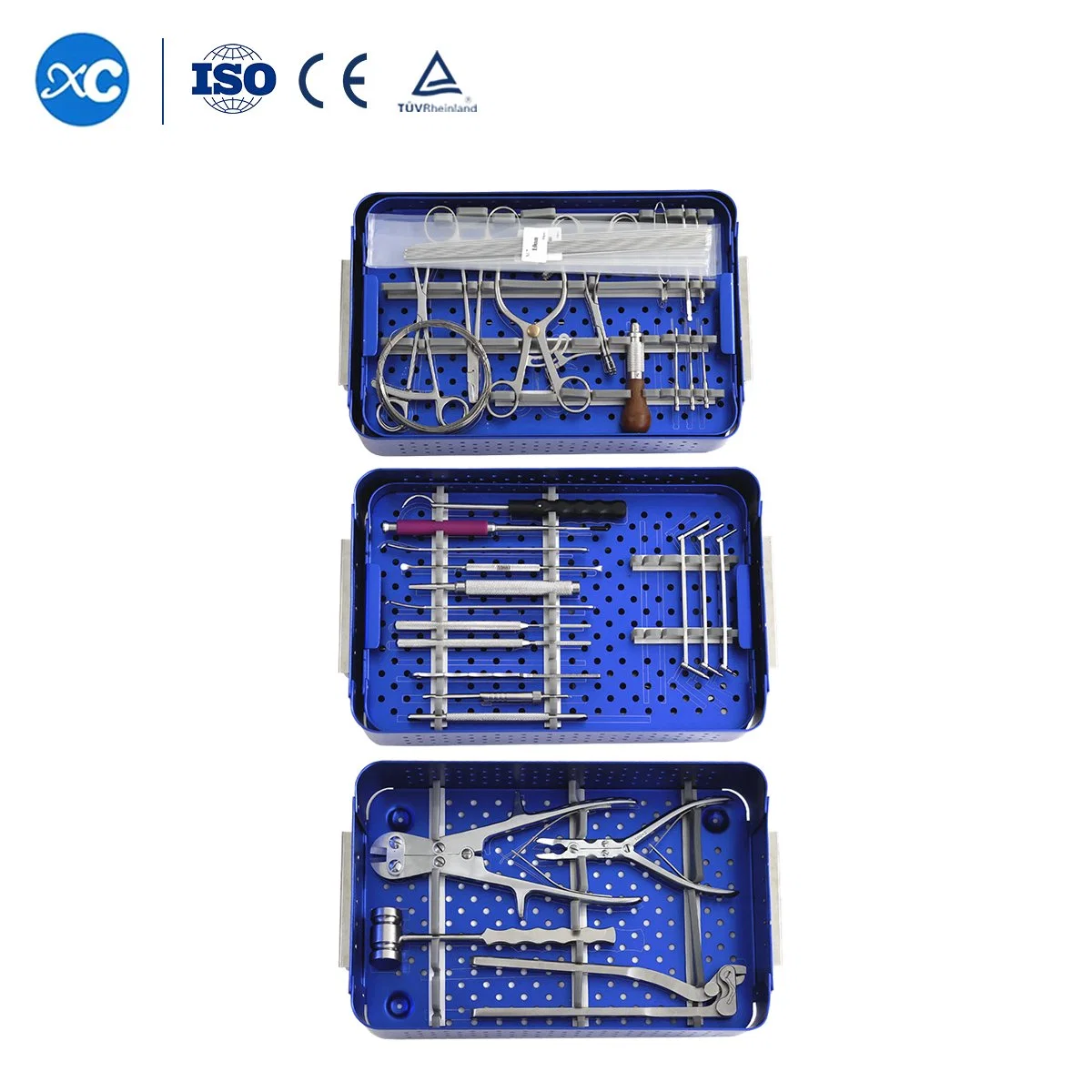 Portable Veterinary Surgical General Instrument Set for Vet Surgery