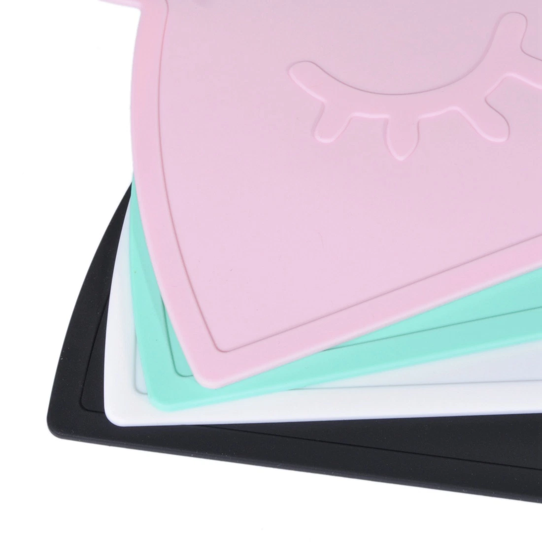 Reusable Color Bear Silicone Baby Placemat Silicone Baking Mat Silicone Table Mat Silicone Feeding Mat