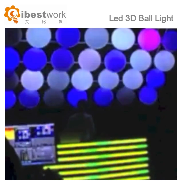 Amazing LED 3D DMX Ball for Christmas Decoration Outdoor DMX 3D Puzzle Ball