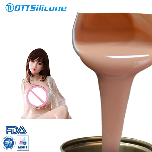 RTV2 Rubber Skin Touch Safe Liquid Silicone for Sex Toy Doll Body