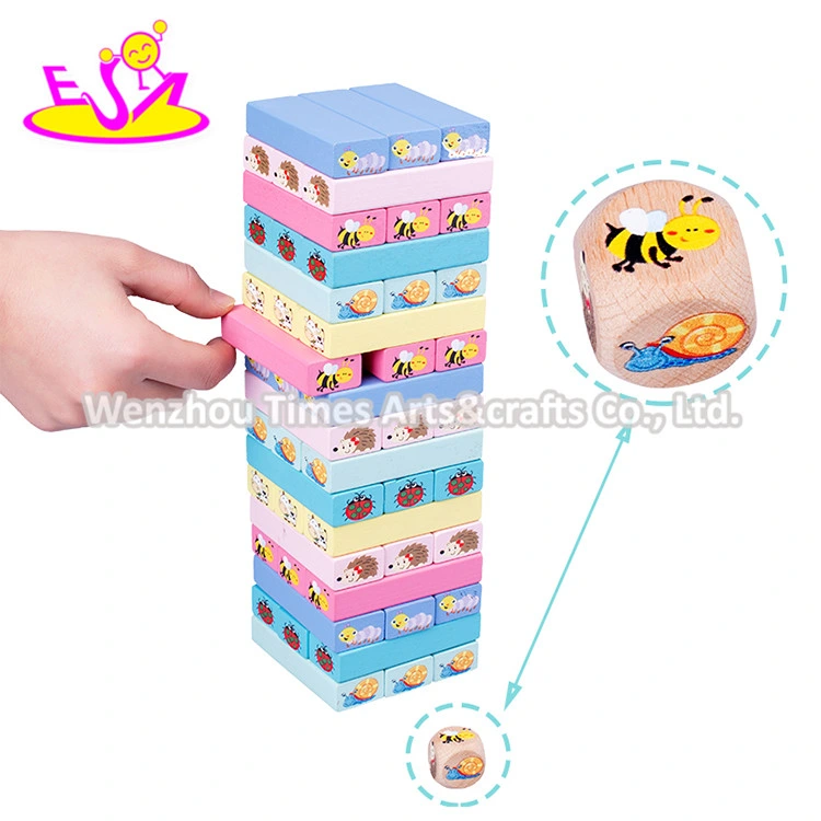 2020 Customize Mini Wooden Nesting and Stacking Blocks for Kids W13D240