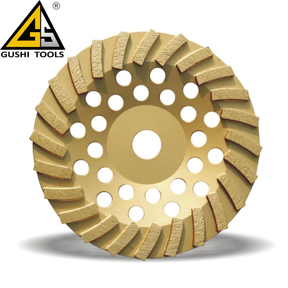 Factory Wholesale/Supplier 4"-9" Diamond Turbo Grinding Wheel for Grinding Granite