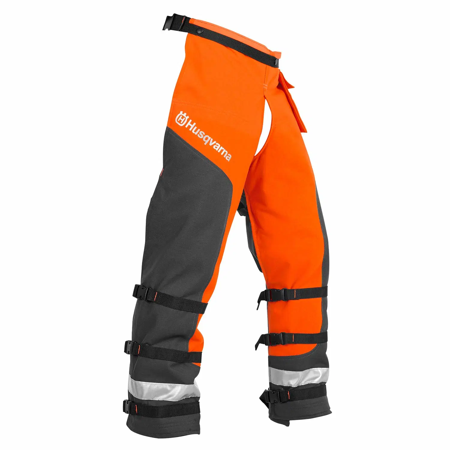 Protección de piernas Seguridad Forestal Delantal Naranja para Motosierra