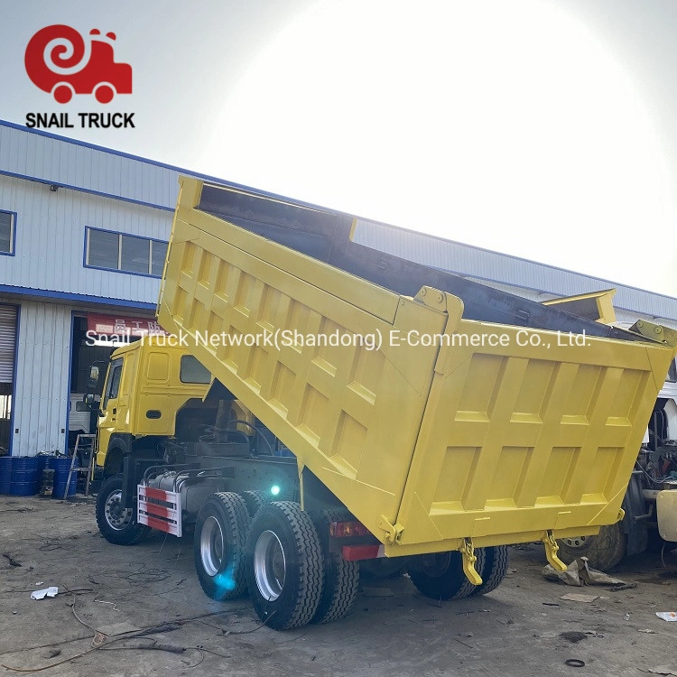 Accident de véhicule d'occasion Cnhtc libre Stocks Sinotruk Dump utilisé chariot