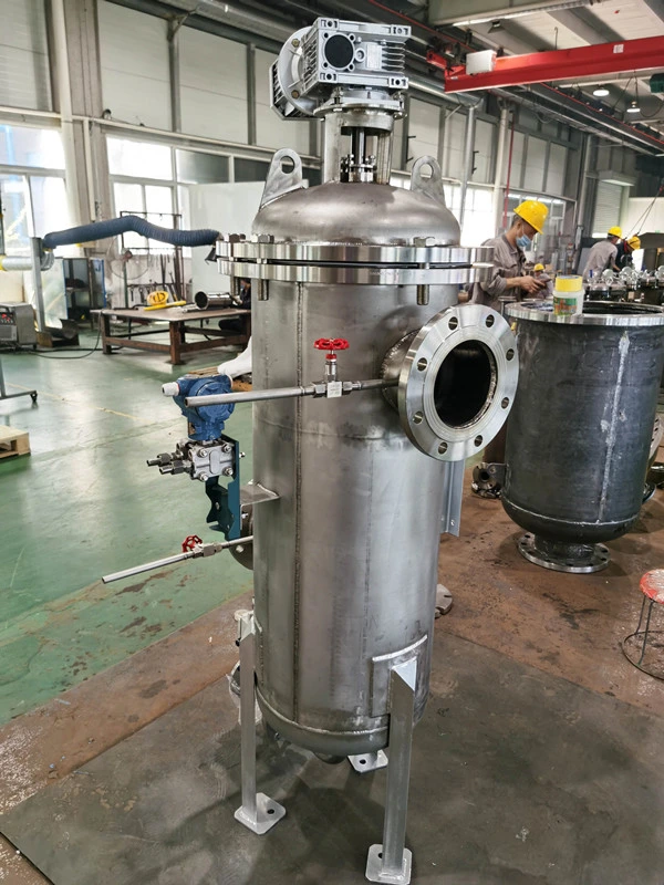 Self-Cleaning Filter for Cooling Water for Condensate Treatment in Power Industry