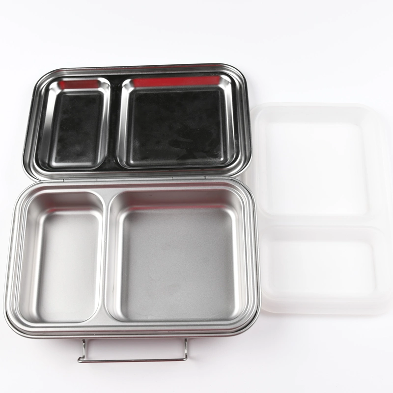 Aohea Prueba de fugas de acero inoxidable Lavavajillas Bento Box