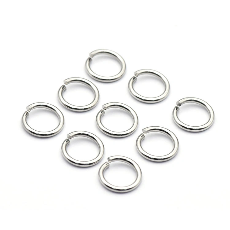 Wholesale Decorative Connector Stainless Steel Metal O Ring Gold Closed Jump Ring for DIY