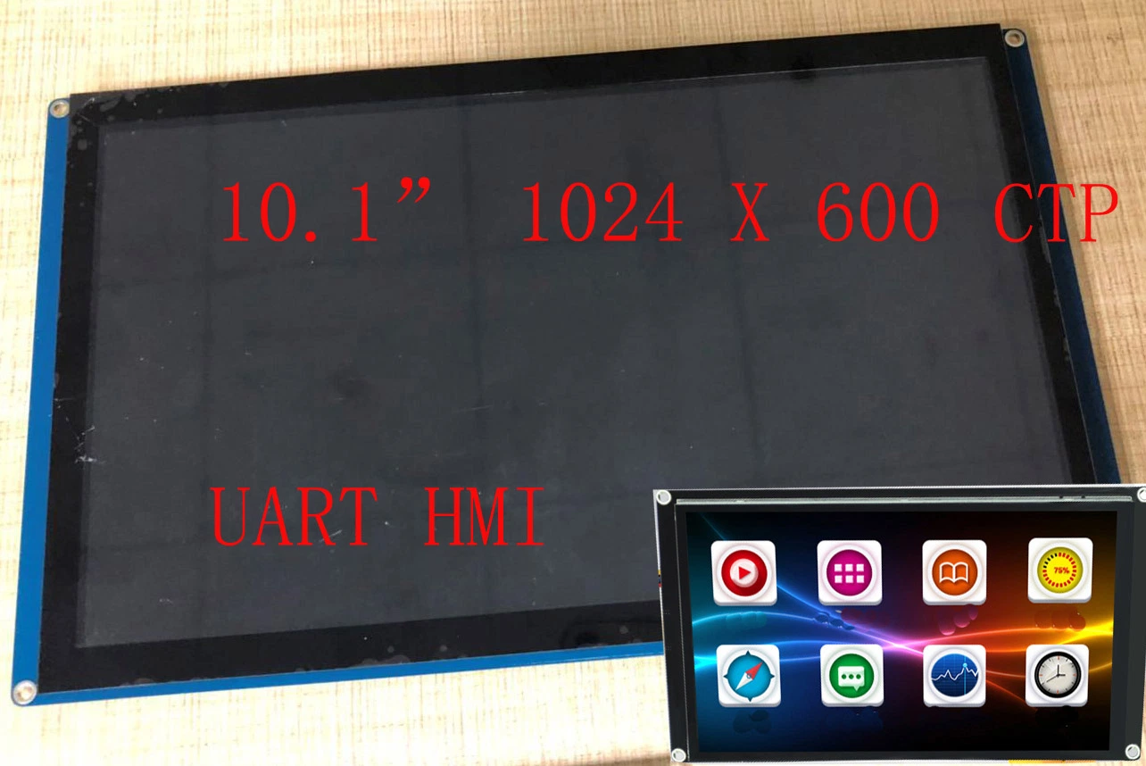 Usart HMI Programmable LCD Module Touch Display Screen 4.3 7 10 Inch, Rtp CTP, Pcap, Serial COM RS232 485