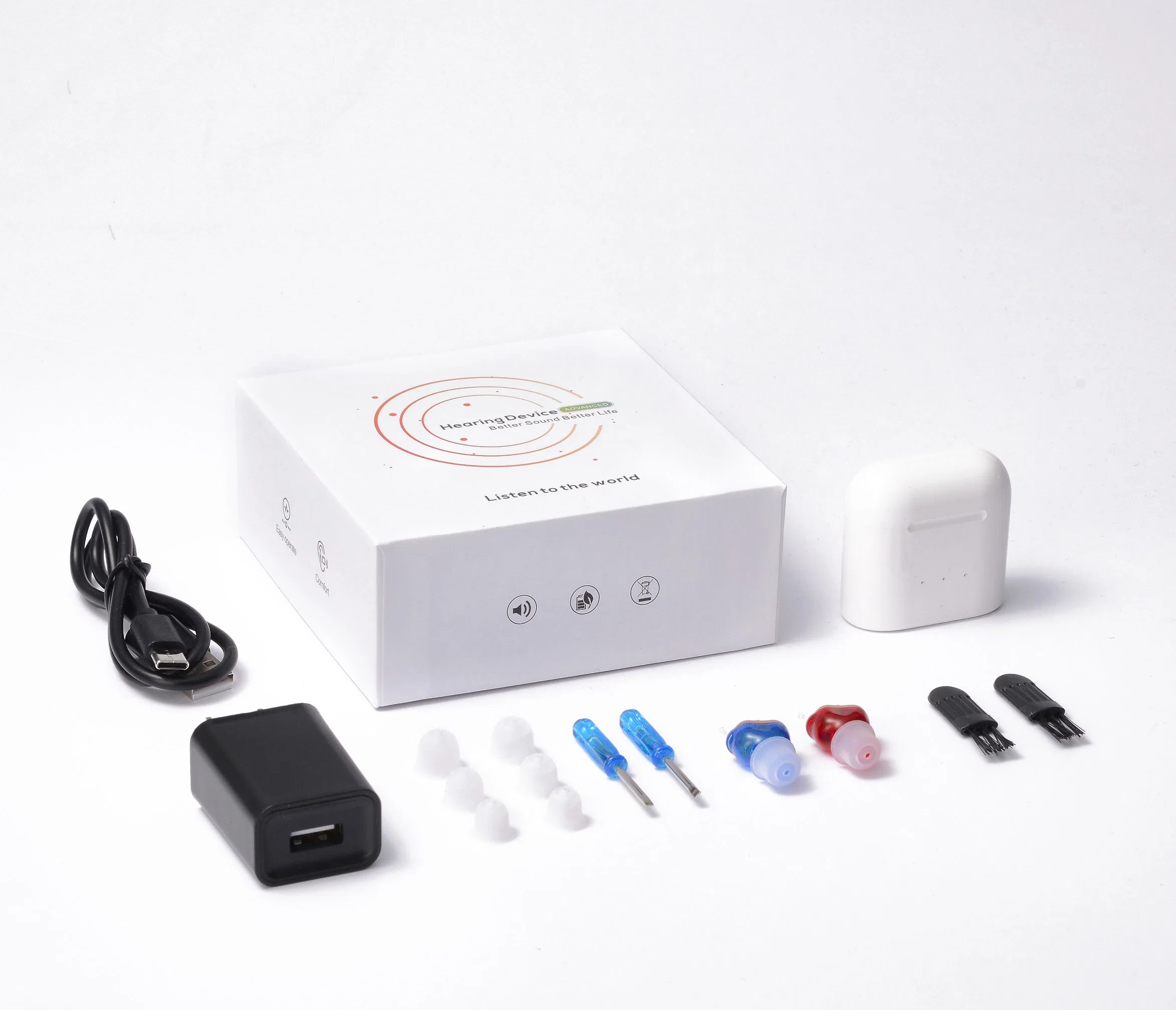 Air Guide Aid All Digital Brother Medical Sound Amplifier Hearing Aids