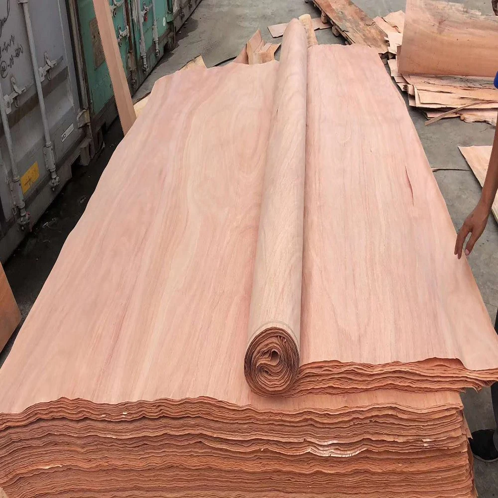 High quality/High cost performance Natural Wood Veneers Sheet 0.3mm Okoume/Bintangor Plb Face From Gabon