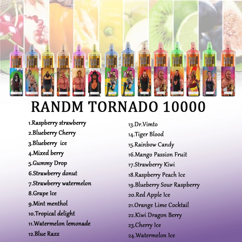 Wholesale/Supplier Randm Tornado 10000 Disposable/Chargeable Vape 10000 Puffs