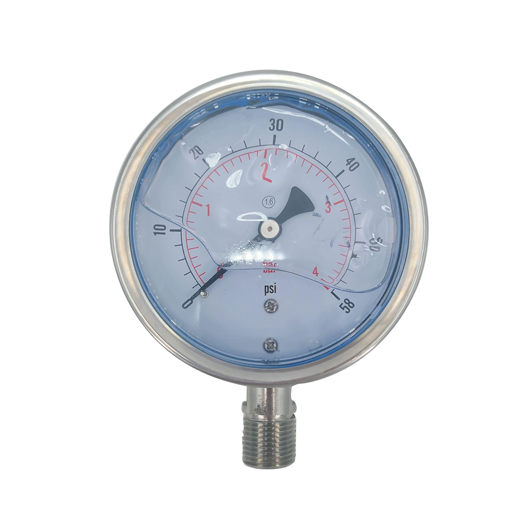 Sanitary Stainless Steel Thread Pressure Gauge