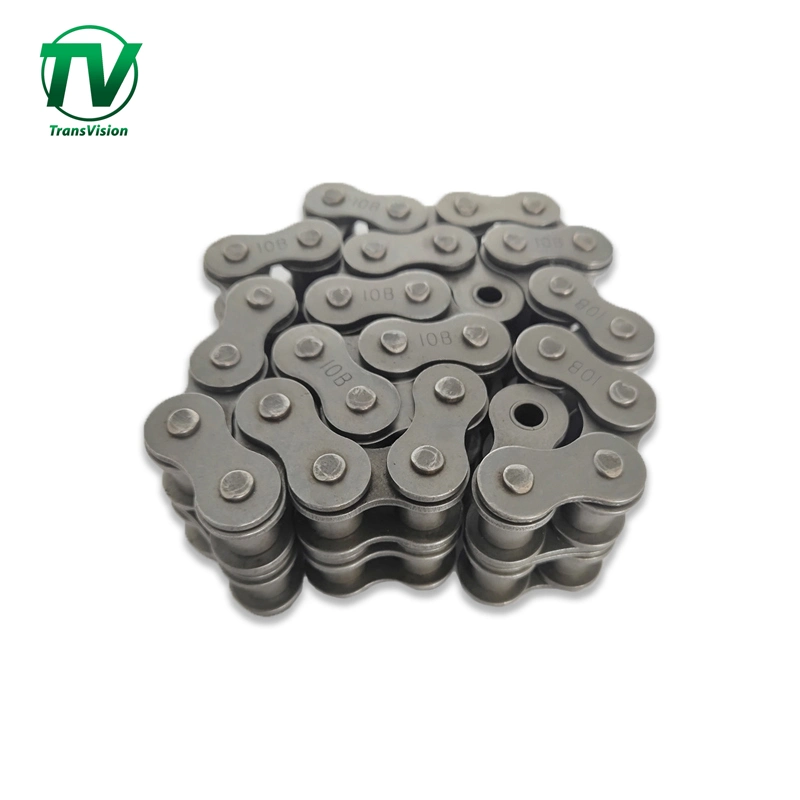 Hollow Pin Stainless Steel Roller Chain with Straight Side Plate Transmission