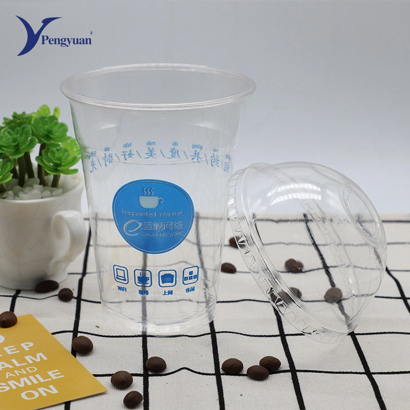 Pet Plastic Cup Disposable Plastic Biodegradable Cold Cup