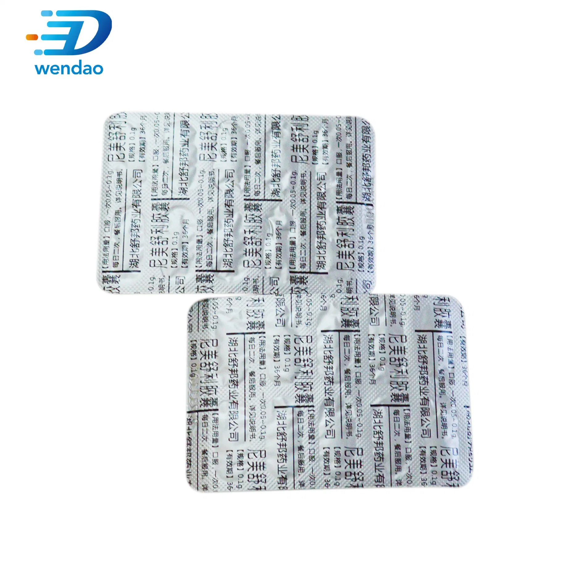 Economical Aluminum Foil Tablets Pills Packaging Blister Custom Pill Packaging Foil