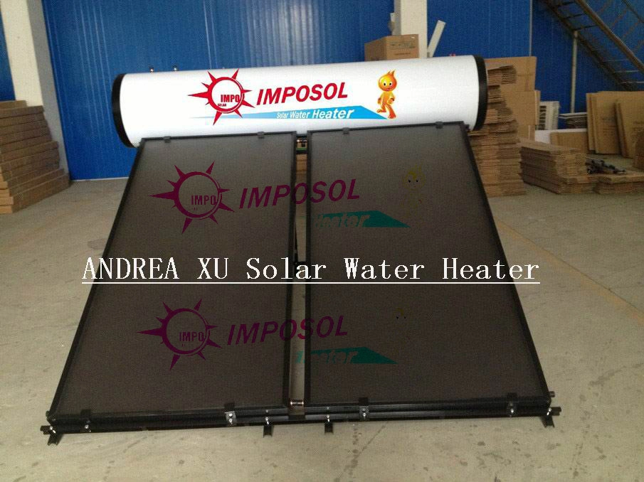 Galvanized Steel Compact Flat Plate Solar Collector - ISO. CE. SGS