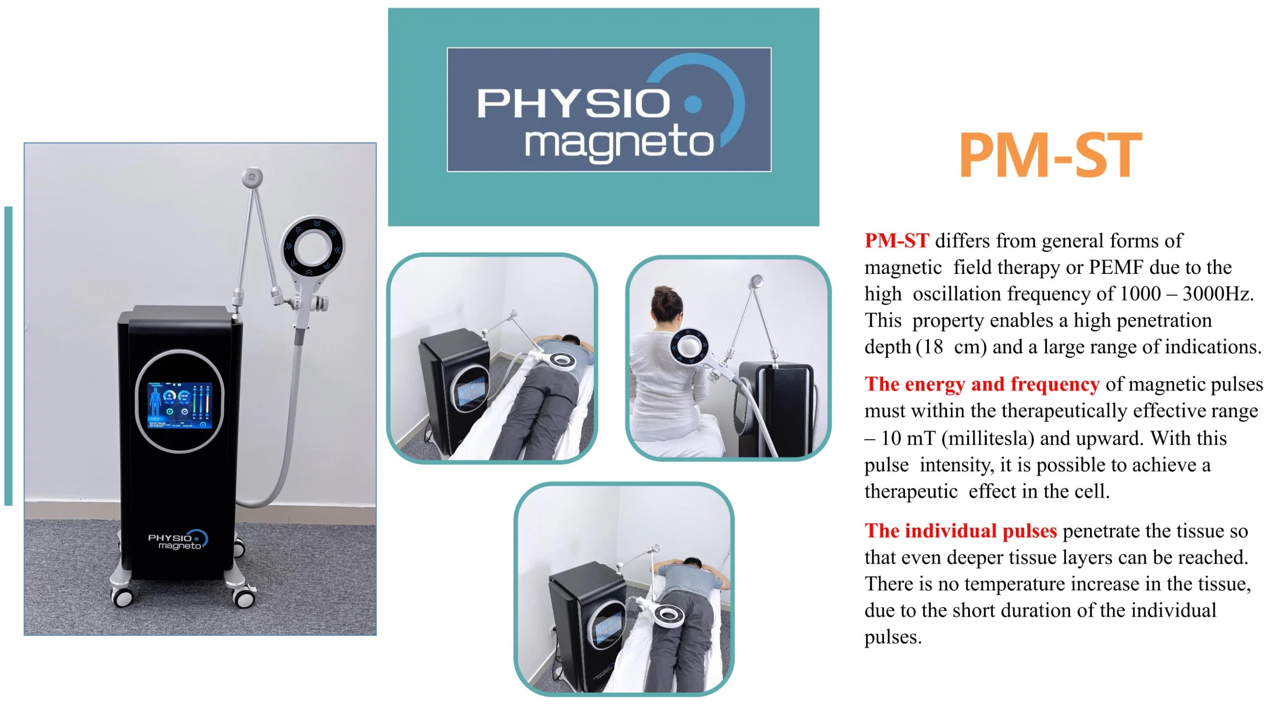 Vertical Pm-St Magneto Therapy Physiotherapy Machine