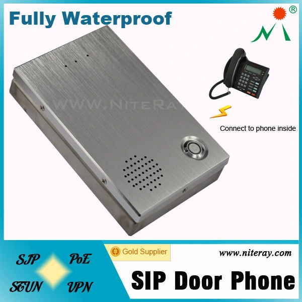 Aluminium Alloy Stainless Steel IP Intercom for Office