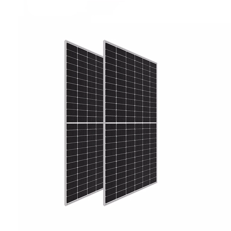 Mono 400W 410W 500W Half Cell All Black Solar Panel Inverter and Battery Energy System Home Use PV Module