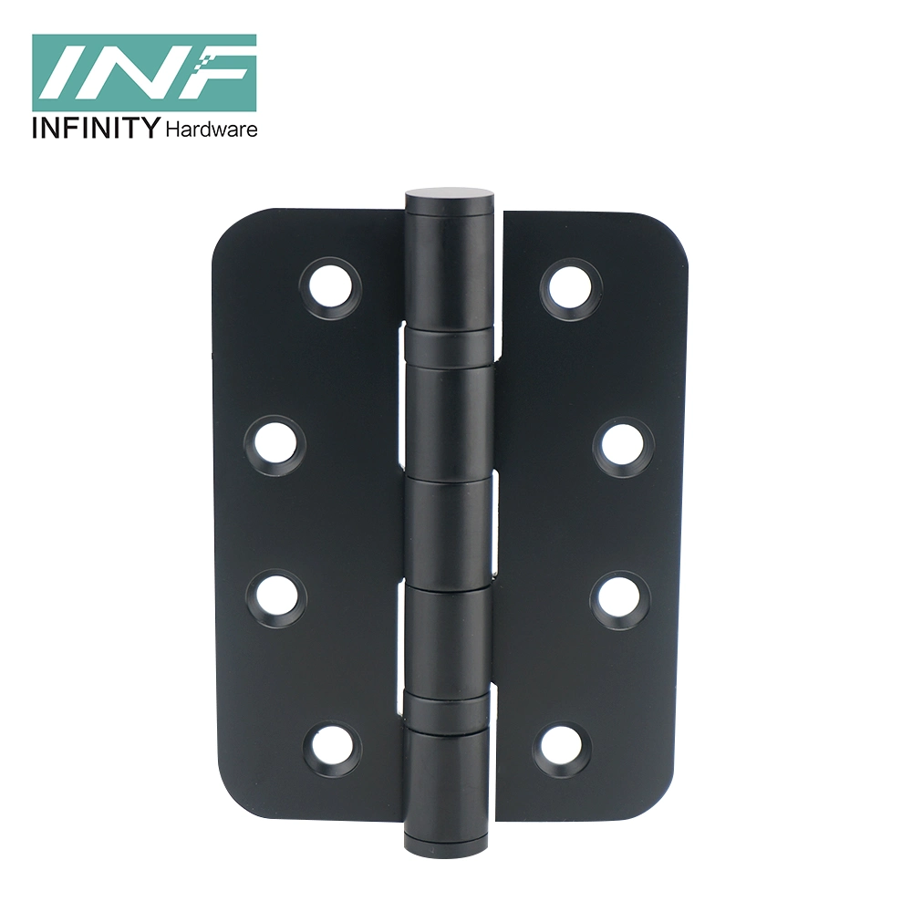 Home Door Windows Hardware Accessory 304 201 Stainless Steel Metal Brass Round Corner Spring Butt Pivot Wooden Door Hinge