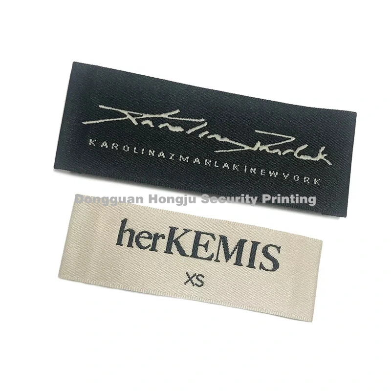 Professional Custom Brand Logo Woven Garment Label for Clothing/Shoe/Bag