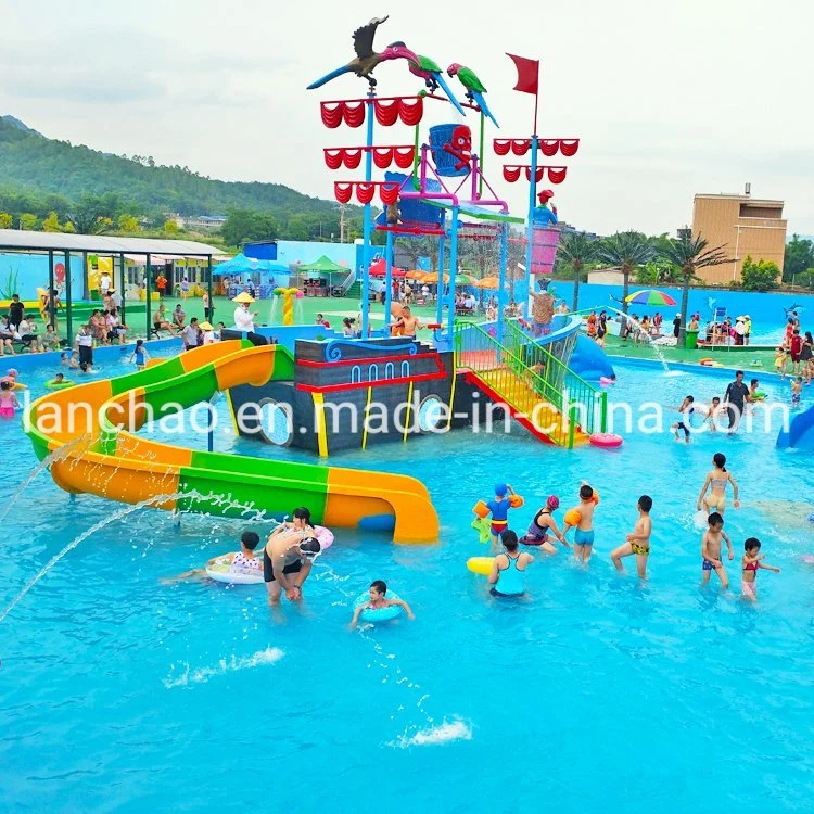 Parque Acuático de fibra de vidrio fabricación de equipos de niños juegos de agua