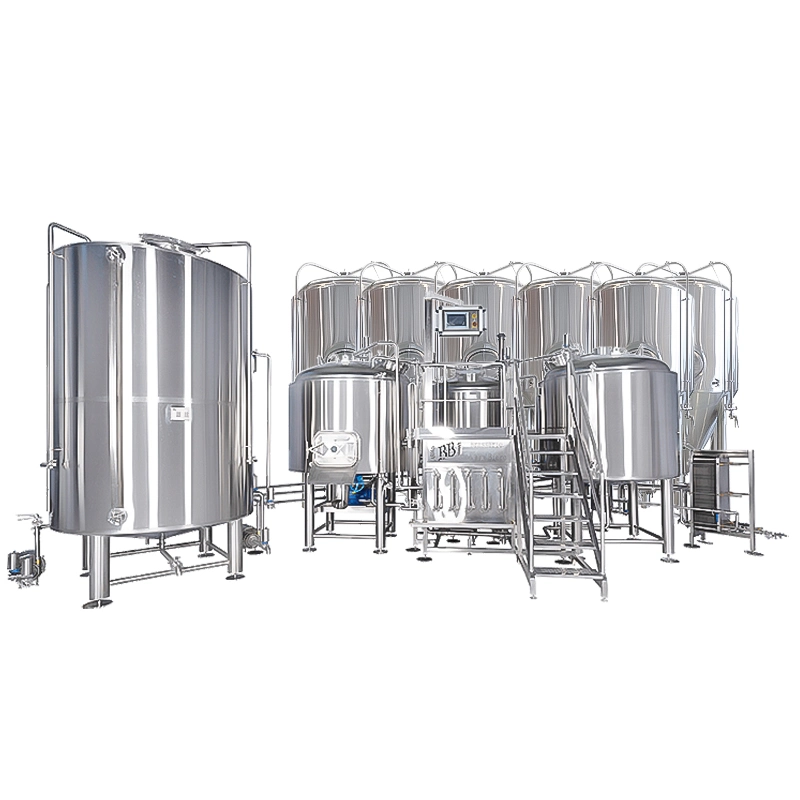 4500L 45hl sistema de cerveja soldado de aço inoxidável com controlo automático