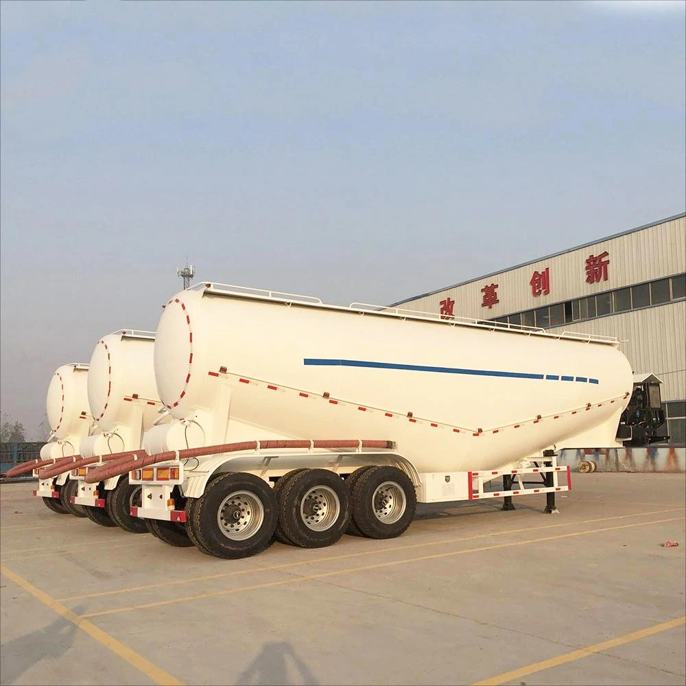 3axle 40cbm Bulk Cement Feed Tanker Bulker Tanker Semi Truck Trailer /3 Axle 30/35/40/45cbm Bulk Cement/Fly Ash/Flour/Powder Material Transport Tank