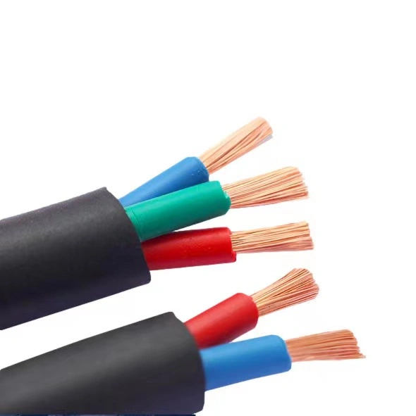 RVV Rvvp cable 1,5mm 2,5mm 4mm 6mm flexible apantallado sin revestimiento Cable eléctrico DE 24awg 16AWG mm