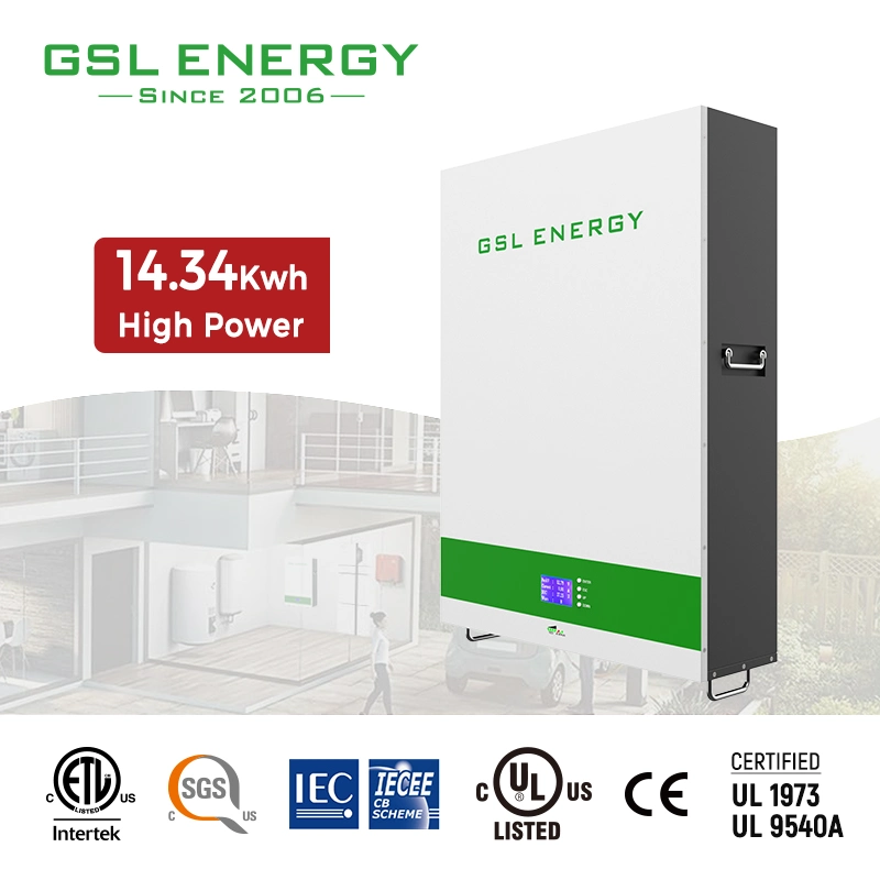 More Than 6000 Cycles 14.34kw 15kw 48V 280ah Lithium Battery Solar System Powerwall LiFePO4 Battery for Electronic Storage Bank