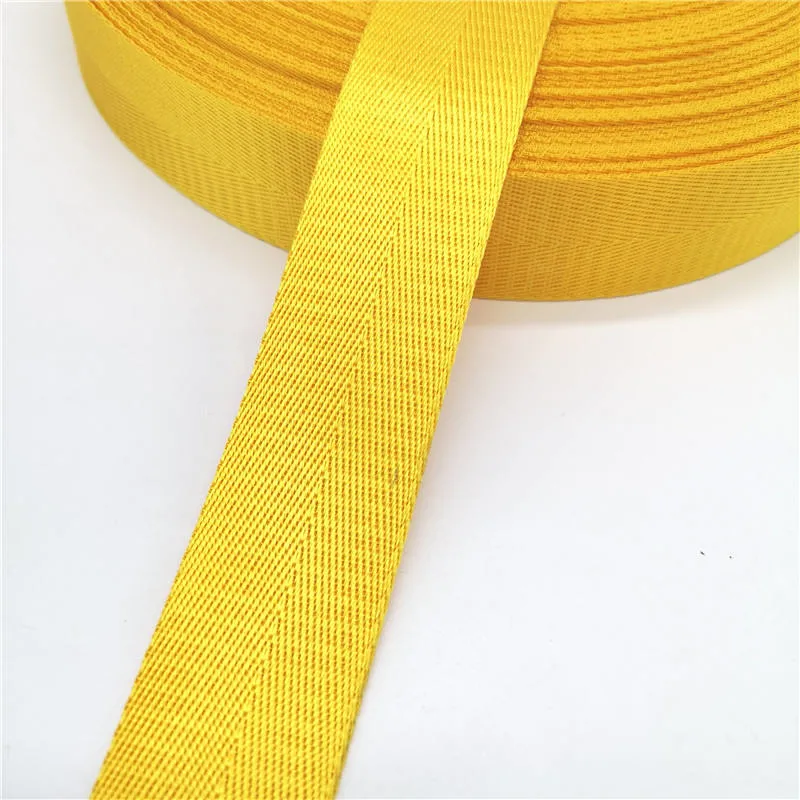 Multi-Colored Cotton/Polyester/Nylon Webbing Ribbons for Coats/Bags/Shoes