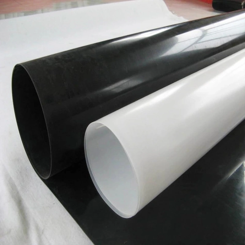 Black Color Double Sides Smooth Fish Farm Pond Liner 1.5mm HDPE Geomembrane