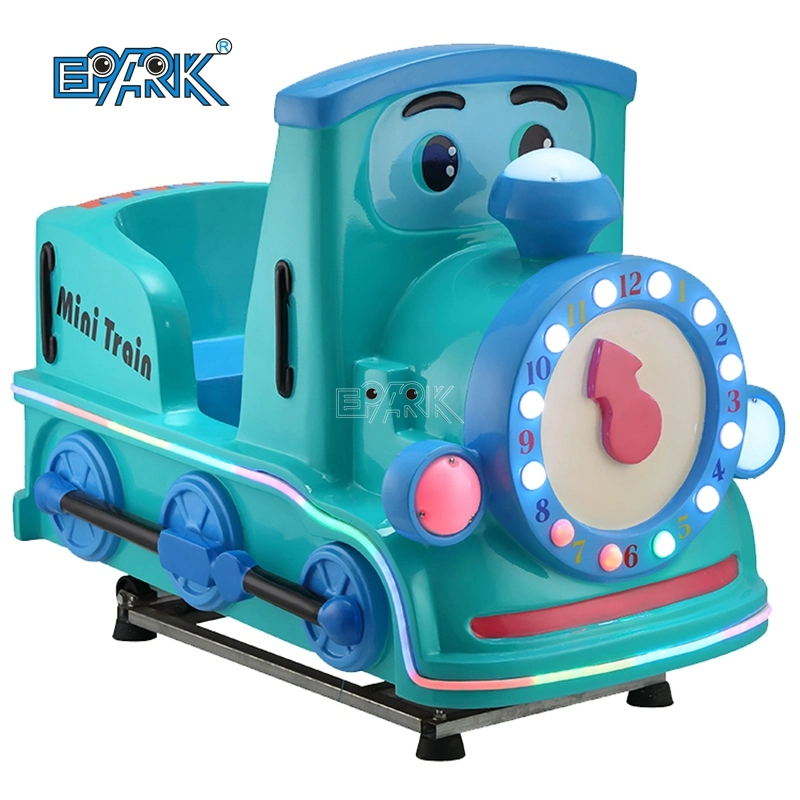 Amusement Park Coin Operated Little Blue Train Kiddie Ride