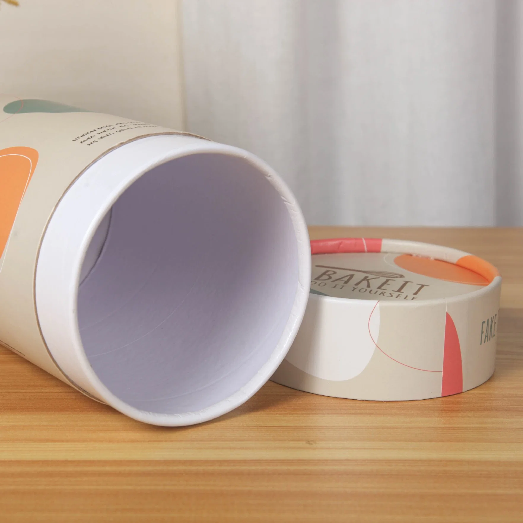 Caja de cartón de papel Caja de embalaje redonda personalizada para regalo Embalaje