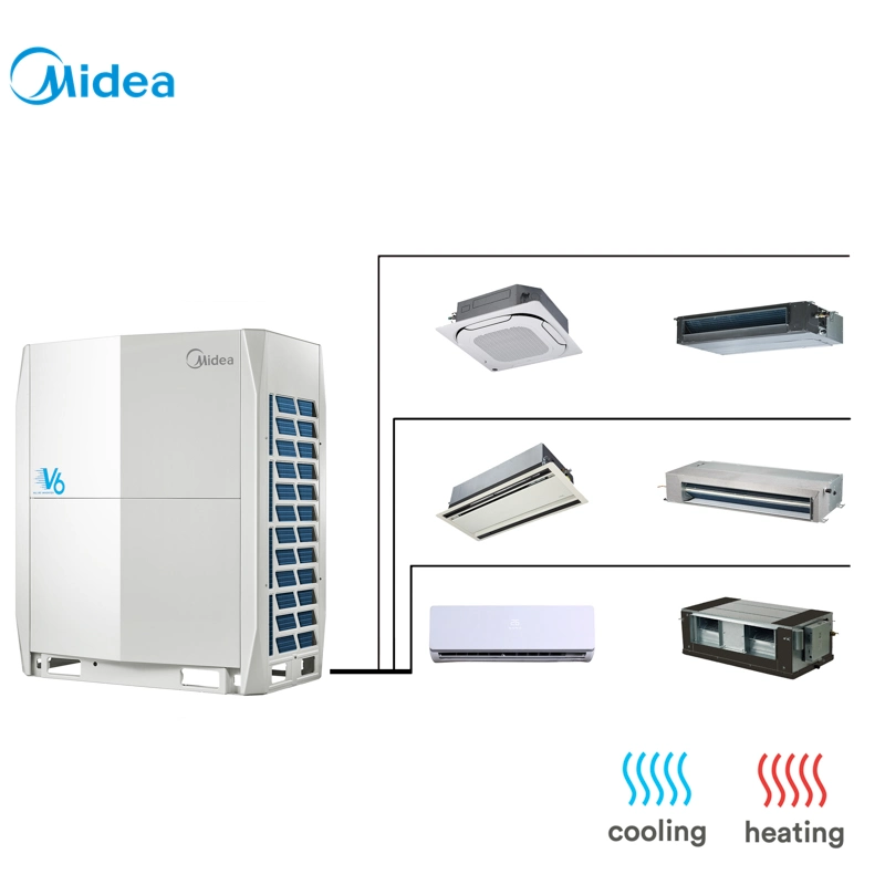 Midea 20HP 56kw fonction automatique de déneigement refroidissement de climatiseur d'hôpital Et unité de chauffage/climatisation