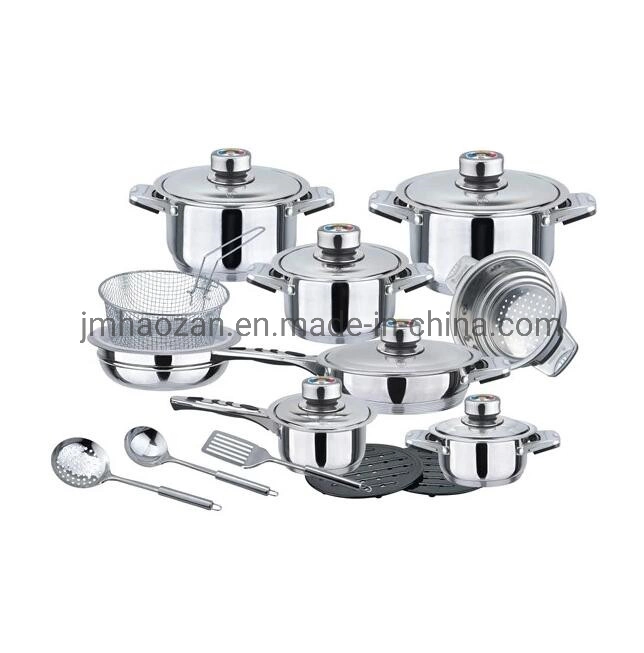 High quality/High cost performance  Premier Chefmate Metal Cookware Professional Stainless Steel Cook Cookware