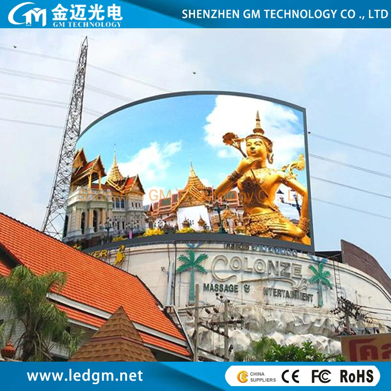 Panneau publicitaire en gros P4 P6 P10 Écran LED couleur extérieur pour affichage LED publicitaire commercial.