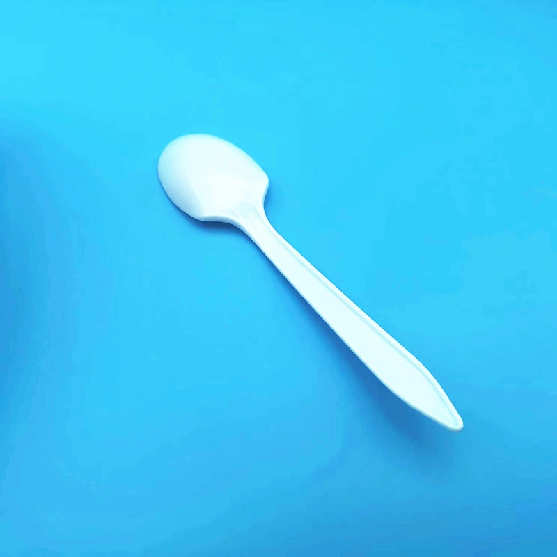 Food Grade Disposable Disposable Plastic Spoon for Stir Coffee Compostable Ice Cream Food Spoon Cutlery