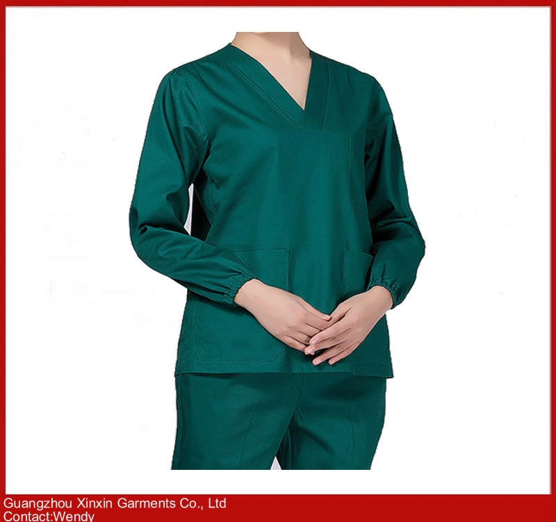 Fábrica de ropa de trabajo de Scrubs a precio barato personalizado (H10)