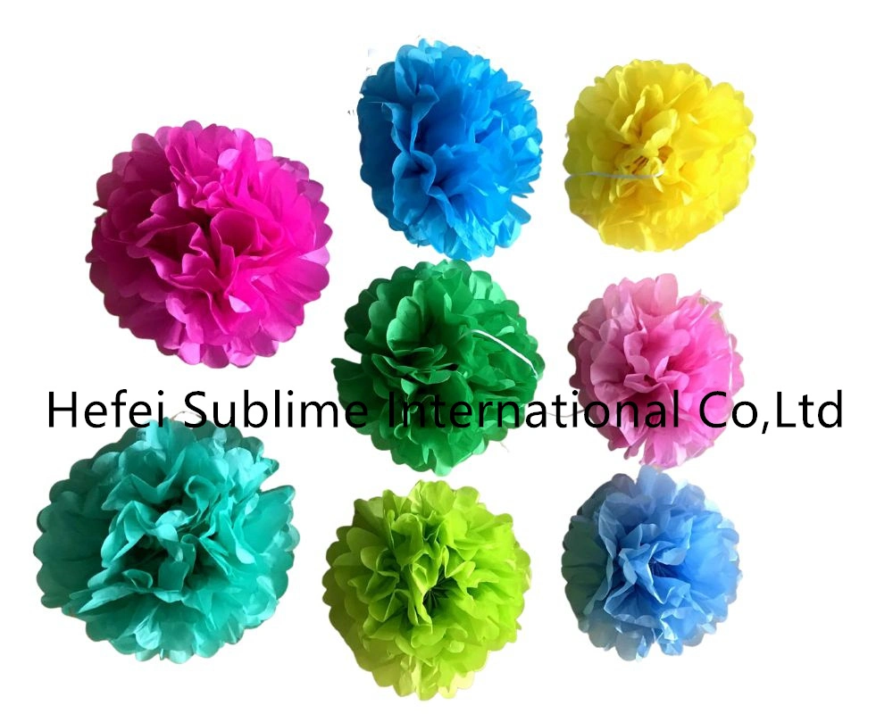 Wedding Birthday Party Shopping Mall Decorative Paper Flower Ball Handmade Flower